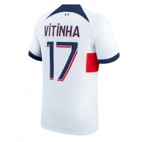 Moški Nogometni dresi Paris Saint-Germain Vitinha Ferreira #17 Gostujoči 2023-24 Kratek Rokav